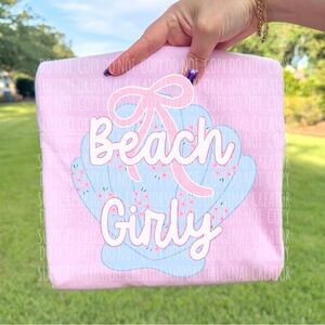 Beach Girly Pink Shell Tshirt Small-3X